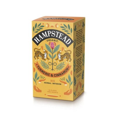 Hampstead Tea Gurkmeja och kanel 20 påsar eko