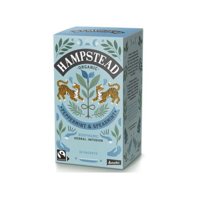 Hampstead Tea Peppermint & Spearmint EKO 20 tepåsar