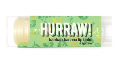 Hurraw Baobab Banana Lip Balm 4,3g