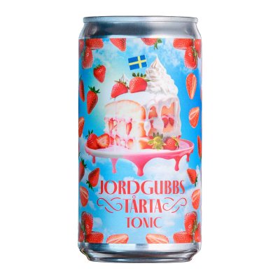 Gbg Soda Tonic Jordgubbstårta 250ml