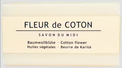 Savon du Midi Tvål Fleur de Coton 100g