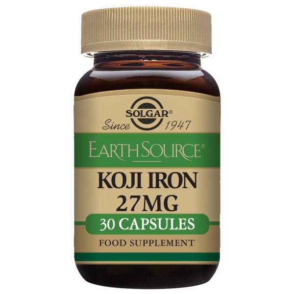 Solgar Earth Source Food Fermented Koji Iron 27 mg 30 kapslar