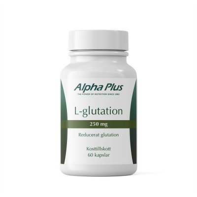 Alpha Plus L-glutation 250 mg 60 kapslar