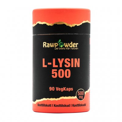Rawpowder L-Lysin 500mg 90 kapslar