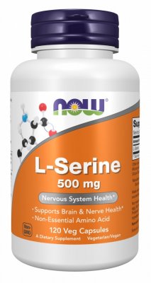Now Foods L-Serine 500 mg 120 vegcaps