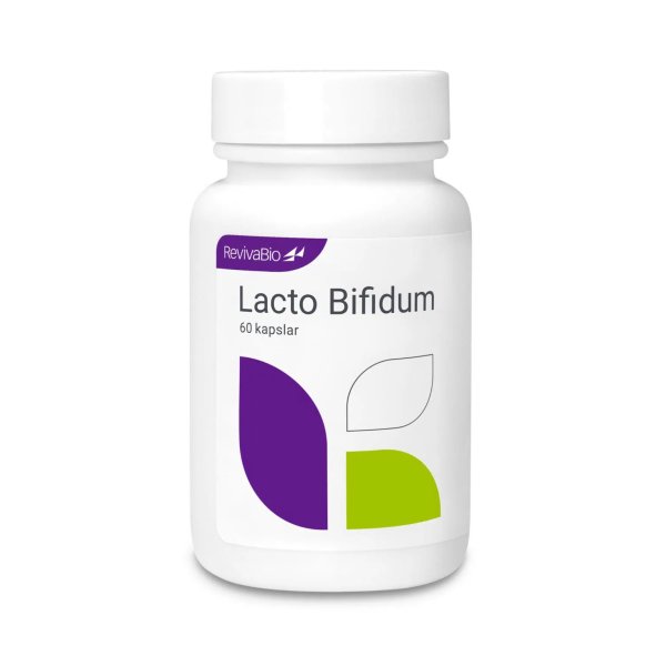 RevivaBio Lacto Bifidum 60 kapslar