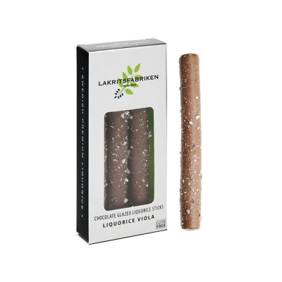 Lakritsfabriken Liquorice viola Sticks Milk Chocolate & viola 45g
