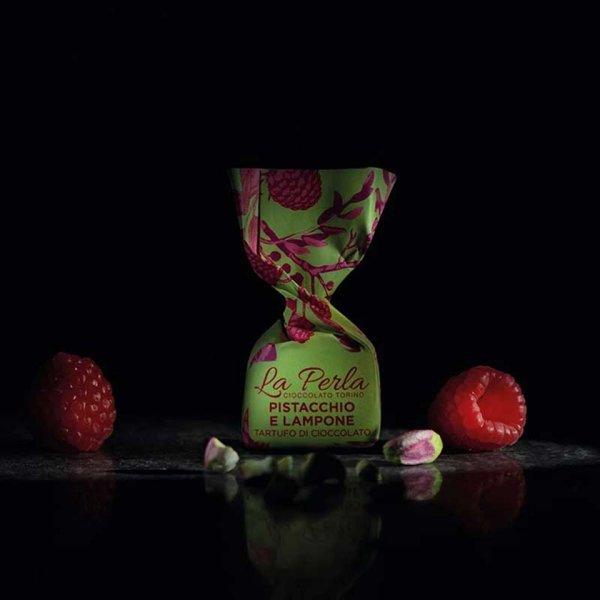 La Perla Hallon & Pistagetryffel 15 g