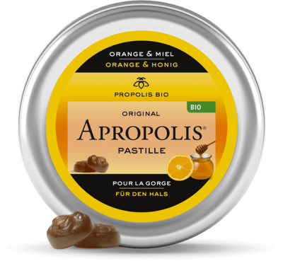 Apropolis ekologiska Pastiller Honung & Apelsin 40g