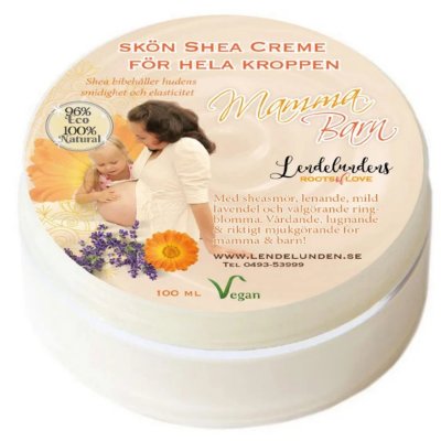 Lendelundens Mammabarn Ringblom Lavendel Bodybutter 100ml