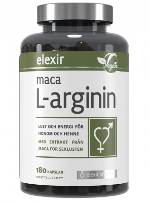 Elexir Maca L-Arginin 180 kapslar
