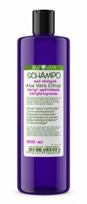 MacUrth Schampo aloe vera 500 ml