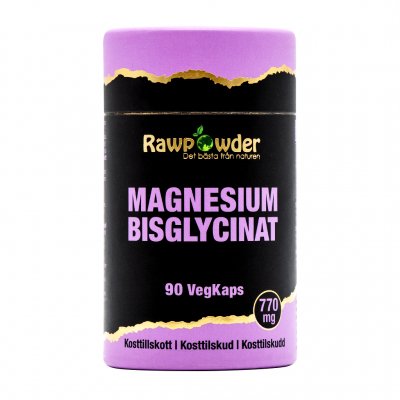Rawpowder Magnesium Bisglycinat 90 kapslar