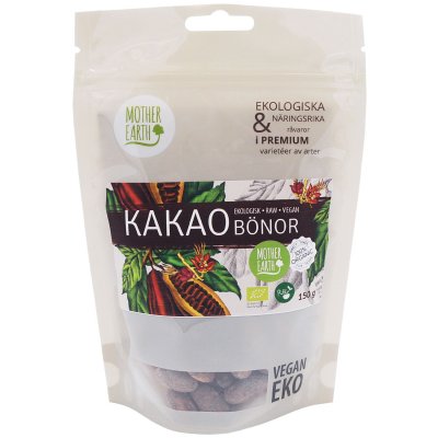 Mother Earth Kakaobönor Raw Eko 150g