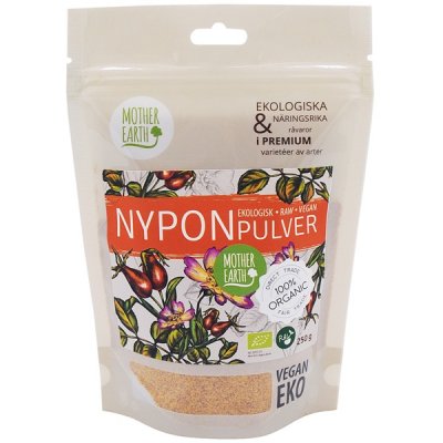 Mother Earth Nyponpulver Frystorkat Premium RAW&EKO 250g