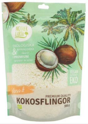 Mother Earth Premium Kokosflingor EKO 350g