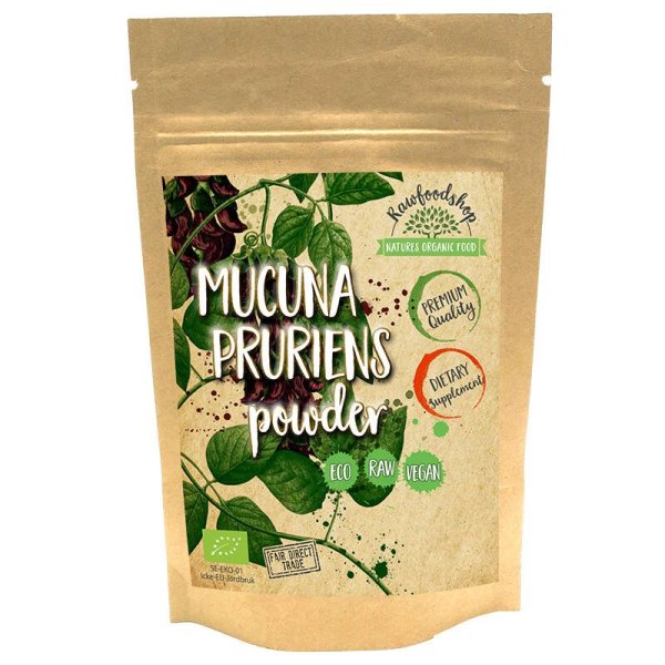 Rawfoodshop Mucuna Pruriens Pulver EKO 125g