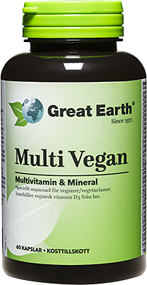 Great Earth Multi Vegan 60 kapslar