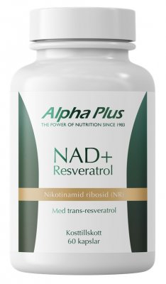 Alpha Plus NAD+ Resveratrol 60 kapslar