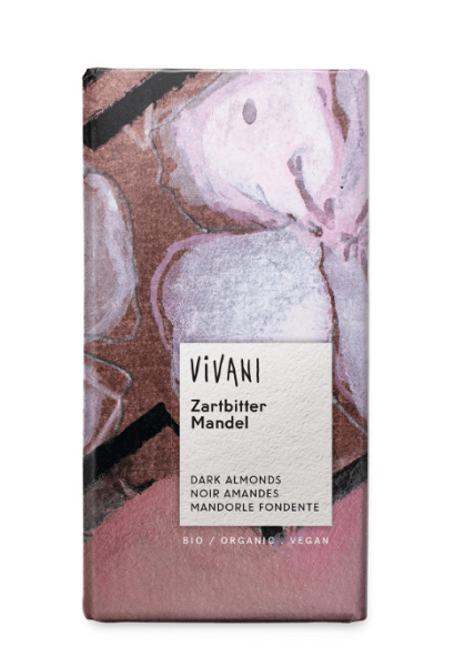 Vivani Mörk Choklad Mandel Eko 100g
