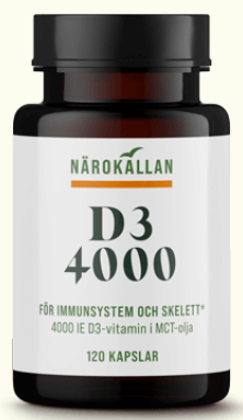 Närokällan D3 4000 IE 120 kapslar