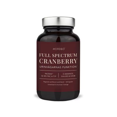 Nordbo Full Spectrum Cranberry 60 kapslar