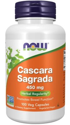 NOW Foods Cascara Sagrada 450 mg 100 vegcaps
