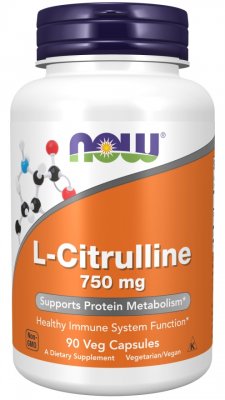 Now Foods Citrulline 750 mg 90 vegcaps
