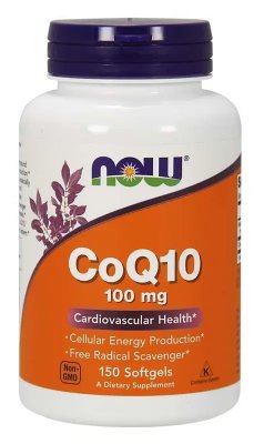 NOW Foods CoQ10 100 mg 150 kapslar