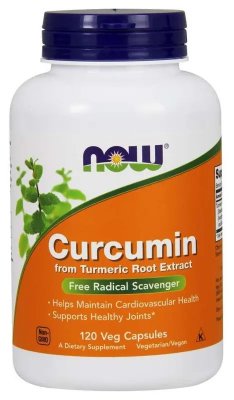 NOW Foods Curcumin 120 vegkapslar