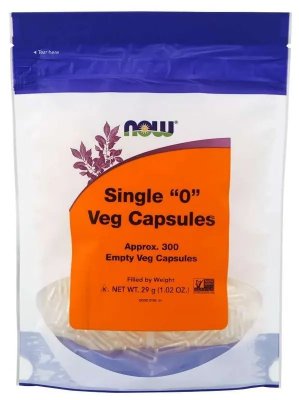 Now Foods Tomma kapslar 300 vegkapslar