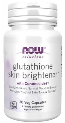 Now Foods Glutathione Skin Brightener 30 vegkapslar