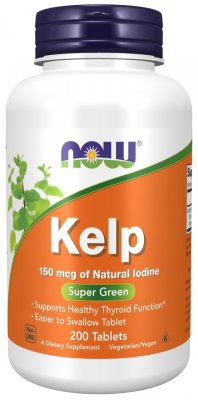 Now Foods Kelp Jod 200 tabletter