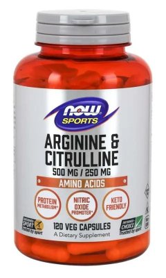 Now Foods L-Arginine & Citrulline 500/250 120 vegkapslar