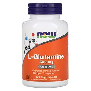 Now Foods L-Glutamine 500 mg 120 vegkapslar