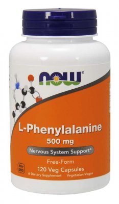 Now Foods L-Phenylalanine 500 mg 120 vegkapslar