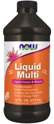 Now Foods Liquid Multi Tropical Orange 473 ml