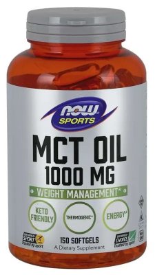 NOW Foods MCT Oil 1000 mg 150 kapslar