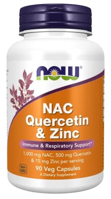Now Foods NAC Quercetin & Zinc 90 vegcaps