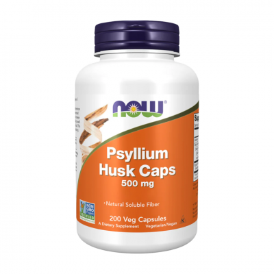Now Foods Psyllium Husk Caps 500 mg 200 vegcaps