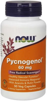 NOW Foods Pycnogenol 60 mg 50 vegkapslar