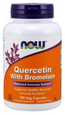 Now Foods Quercetin Bromelain 120 vegkapslar