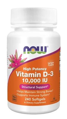 Now Foods NOW Vitamin D-3 10 000 240 IU Softgels