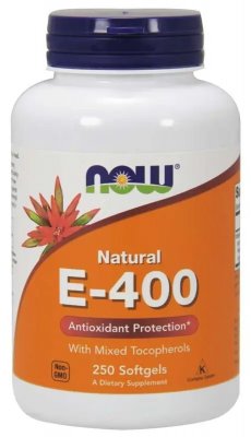 Now Foods Vitamin E-400 250 kapslar