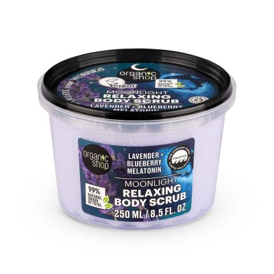 Organic Shop Sleeping Moonlight Body Scrub Exfoliate Your Worries 250ml