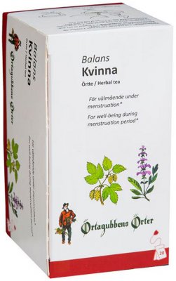 Örtagubben Balans Kvinna 20 påsar