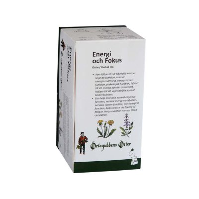 Örtagubben Energi och Fokus 1,5gr x 20 Tepåsar