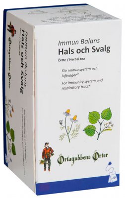 Örtagubben Immun Balans Hals och Svalg 20 påsar