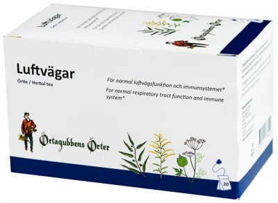Örtagubben Luftvägar 20 påsar