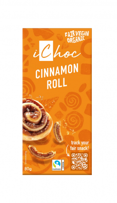 Ichoc Choklad Cinnamon Roll Vegan Eko 80g